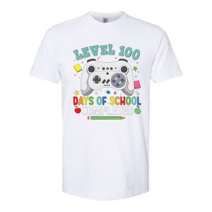 Video Game Level 100 Days Of School Completed Softstyle CVC T-Shirt