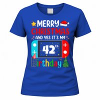 Video Game Lover Merry Christmas Yes ItS My 42th Birthday Gift Women's T-Shirt