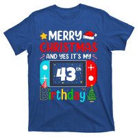 Video Game Lover Merry Christmas Yes ItS My 43th Birthday Great Gift T-Shirt