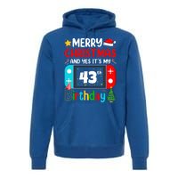 Video Game Lover Merry Christmas Yes ItS My 43th Birthday Great Gift Premium Hoodie