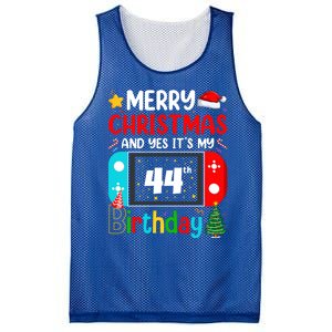 Video Game Lover Merry Christmas Yes ItS My 44th Birthday Cute Gift Mesh Reversible Basketball Jersey Tank