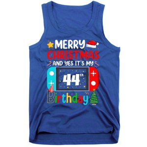 Video Game Lover Merry Christmas Yes ItS My 44th Birthday Cute Gift Tank Top