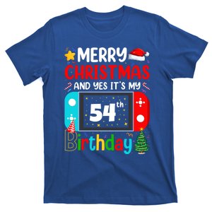 Video Game Lover Merry Christmas Yes ItS My 54th Birthday Meaningful Gift T-Shirt