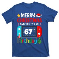 Video Game Lover Merry Christmas Yes ItS My 67th Birthday Gift T-Shirt