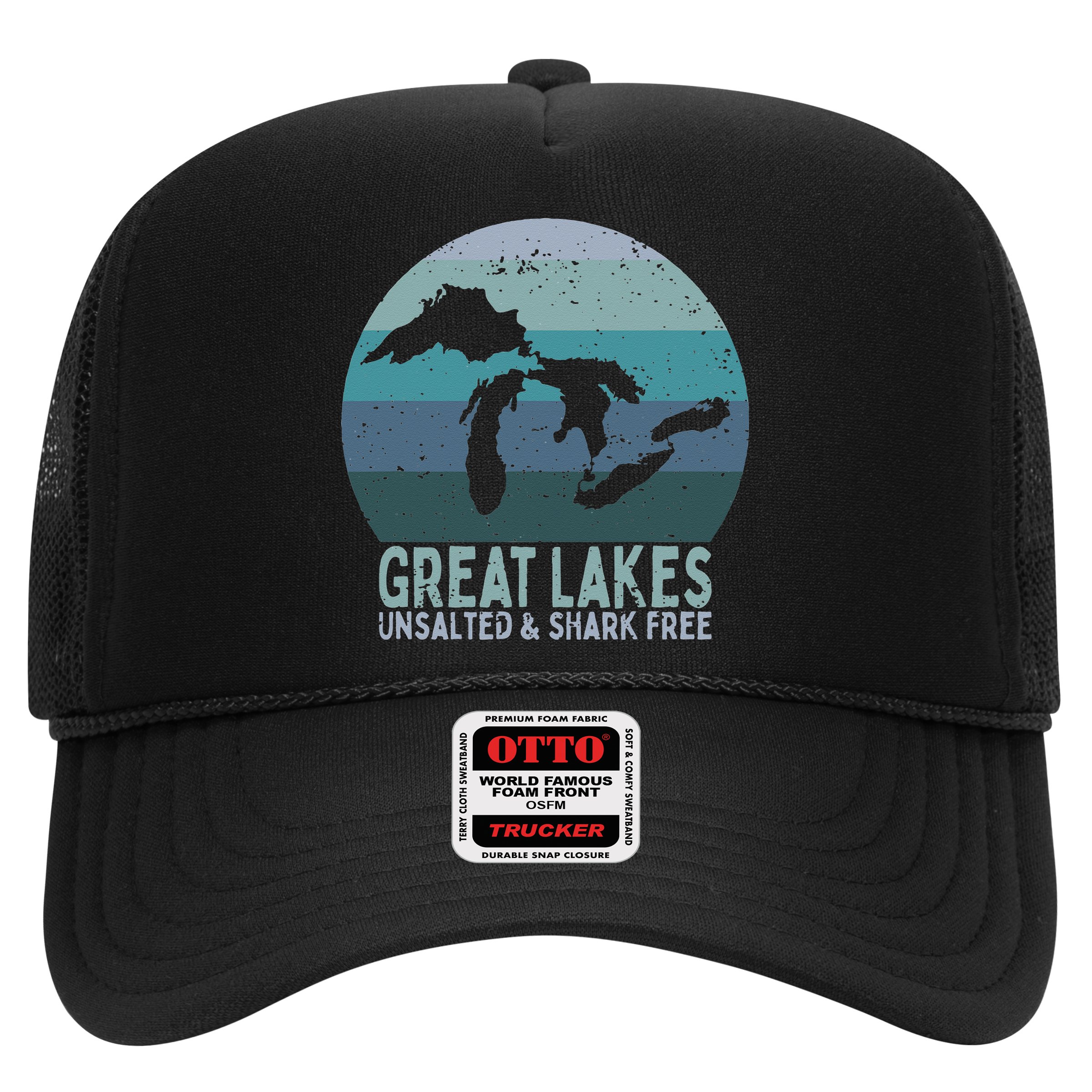 Vintage Great Lakes Unsalted and Shark Free Lake Life Hat