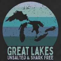 Vintage Great Lakes Unsalted and Shark Free Lake Life Hat