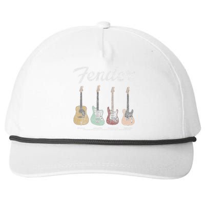 Vintage Guitar Lineup Snapback Five-Panel Rope Hat