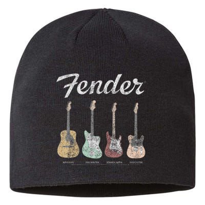 Vintage Guitar Lineup Sustainable Beanie