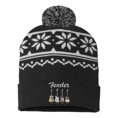 Vintage Guitar Lineup USA-Made Snowflake Beanie