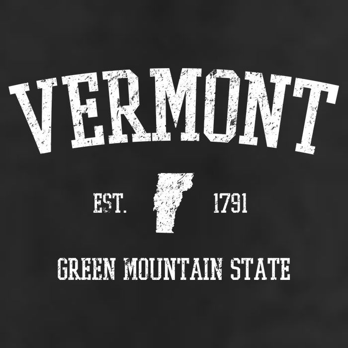 Vermont Green Mountain State Est 1791 7 Panel Mesh Trucker Snapback Hat