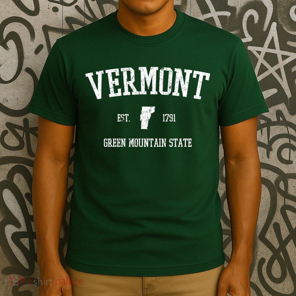 Vermont Green Mountain State Est 1791 T-Shirt