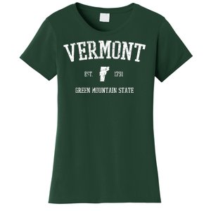 Vermont Green Mountain State Est 1791 Women's T-Shirt