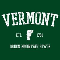 Vermont Green Mountain State Est 1791 Full Zip Hoodie