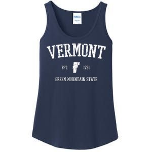 Vermont Green Mountain State Est 1791 Ladies Essential Tank