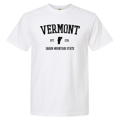 Vermont Green Mountain State Est 1791 Garment-Dyed Heavyweight T-Shirt