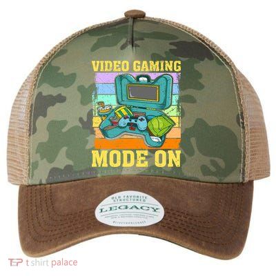 Video Gaming Mode On Video Gamer Gift Legacy Tie Dye Trucker Hat