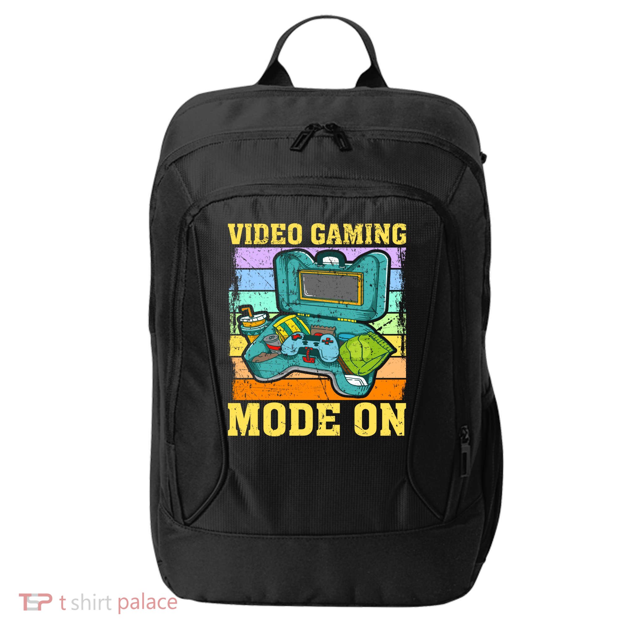Video Gaming Mode On Video Gamer Gift City Backpack