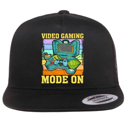 Video Gaming Mode On Video Gamer Gift Flatbill Hat