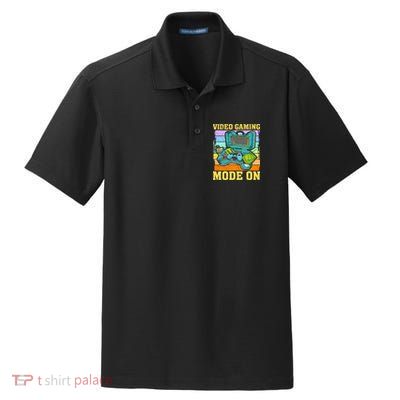 Video Gaming Mode On Video Gamer Gift Dry Zone Grid Polo
