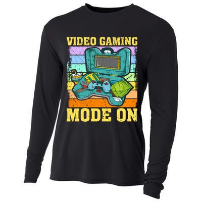 Video Gaming Mode On Video Gamer Gift Cooling Performance Long Sleeve Crew