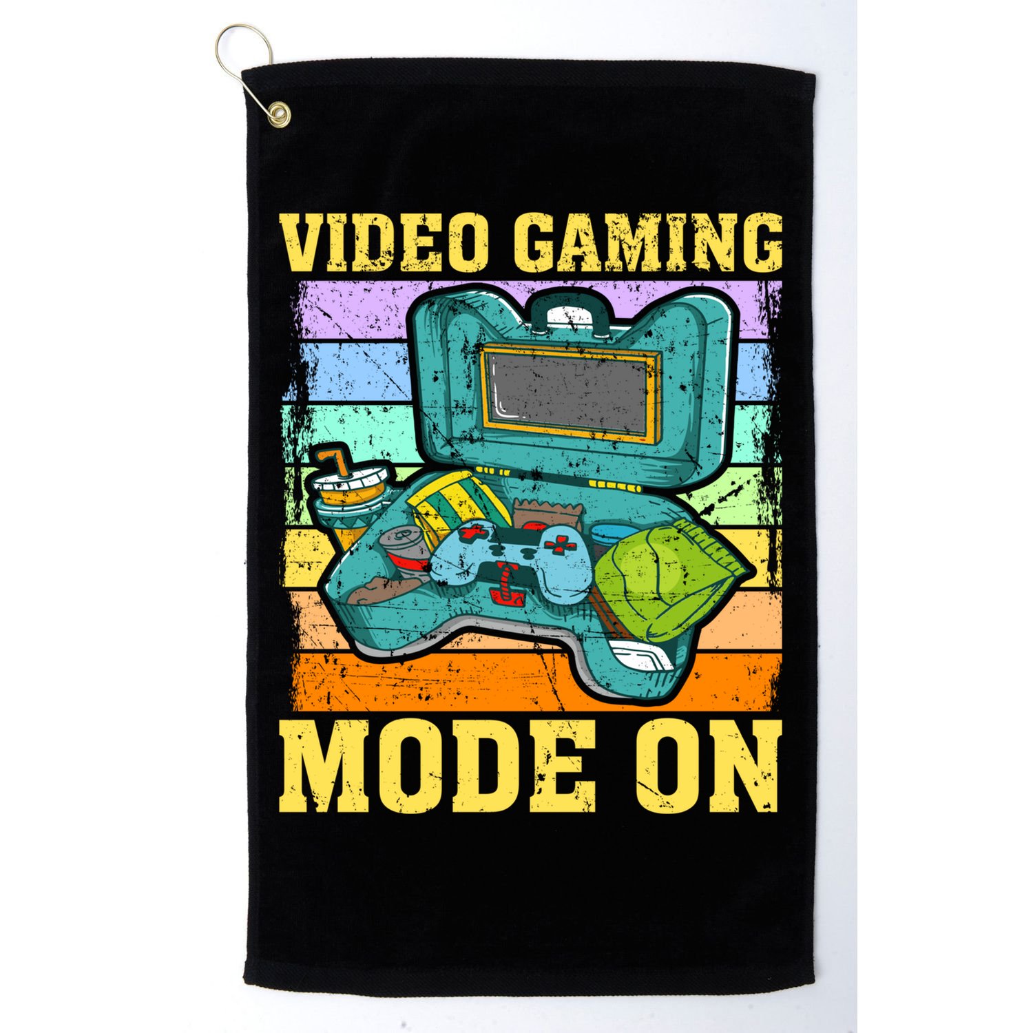 Video Gaming Mode On Video Gamer Gift Golf Towel