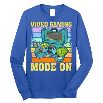Video Gaming Mode On Video Gamer Gift Long Sleeve Shirt