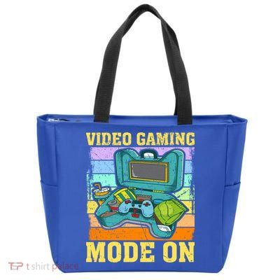 Video Gaming Mode On Video Gamer Gift Zip Tote Bag