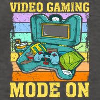 Video Gaming Mode On Video Gamer Gift Vector Backpack