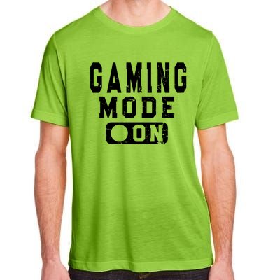 Vintage Gaming Mode On Video Game Player Joke Gift Adult ChromaSoft Performance T-Shirt