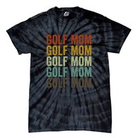 Vintage Golf Mom Golf Player Mom Gift For Mother's Day Tie-Dye T-Shirt