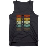 Vintage Golf Mom Golf Player Mom Gift For Mother's Day Tank Top