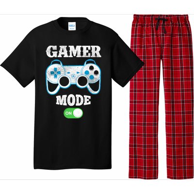 Vintage Gamer Mode On Video Gaming Controller Game Players Gift Pajama Set