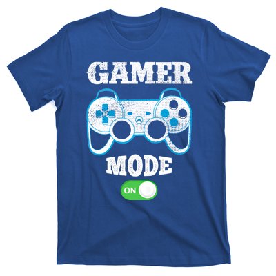 Vintage Gamer Mode On Video Gaming Controller Game Players Gift T-Shirt