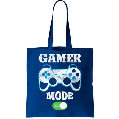 Vintage Gamer Mode On Video Gaming Controller Game Players Gift Tote Bag