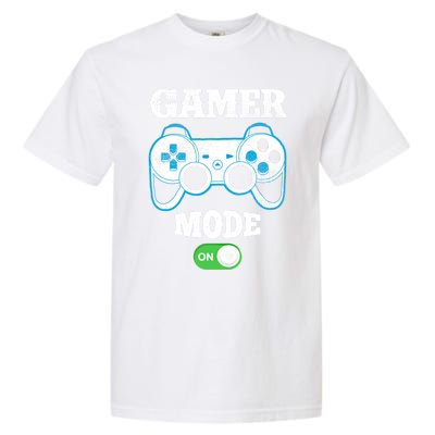 Vintage Gamer Mode On Video Gaming Controller Game Players Gift Garment-Dyed Heavyweight T-Shirt