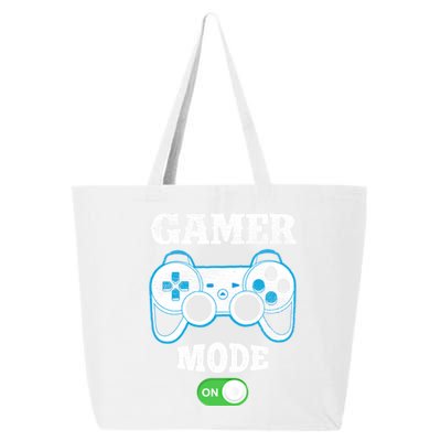 Vintage Gamer Mode On Video Gaming Controller Game Players Gift 25L Jumbo Tote