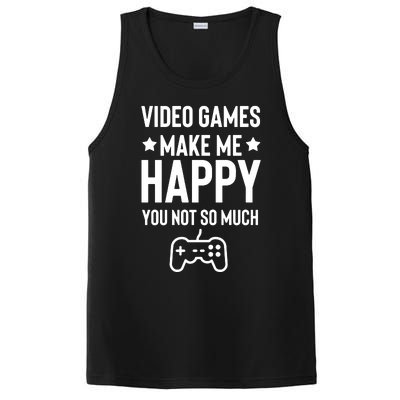 Video Games Make Me Happy PosiCharge Competitor Tank