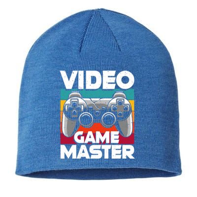 Video Game Master Funny Video Gamer Gift Sustainable Beanie