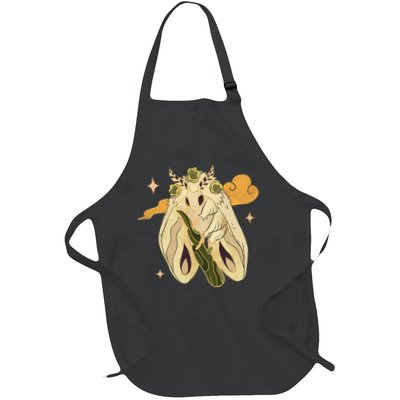 Vintage Goth Moth Insect Faecore Cottagecore Fairy Core Apron