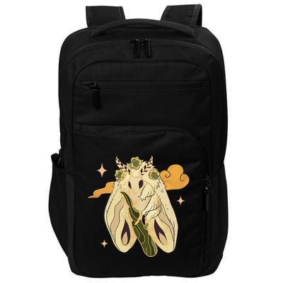 Vintage Goth Moth Insect Faecore Cottagecore Fairy Core Impact Tech Backpack