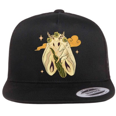 Vintage Goth Moth Insect Faecore Cottagecore Fairy Core Flatbill Hat