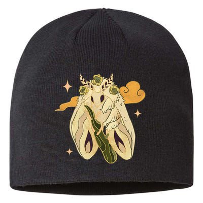 Vintage Goth Moth Insect Faecore Cottagecore Fairy Core Sustainable Beanie
