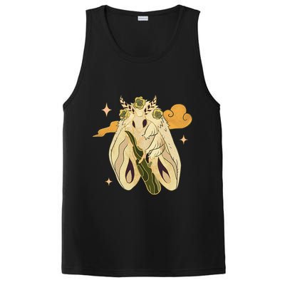 Vintage Goth Moth Insect Faecore Cottagecore Fairy Core PosiCharge Competitor Tank