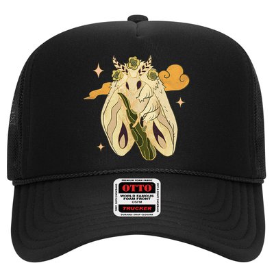 Vintage Goth Moth Insect Faecore Cottagecore Fairy Core Trucker Hat