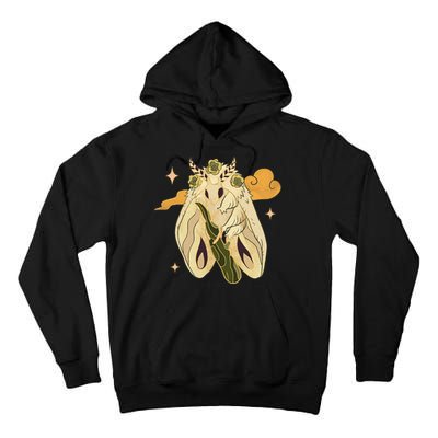 Vintage Goth Moth Insect Faecore Cottagecore Fairy Core Tall Hoodie