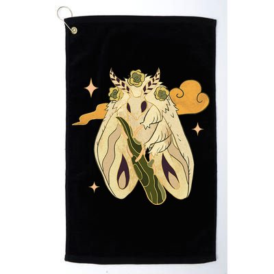 Vintage Goth Moth Insect Faecore Cottagecore Fairy Core Golf Towel