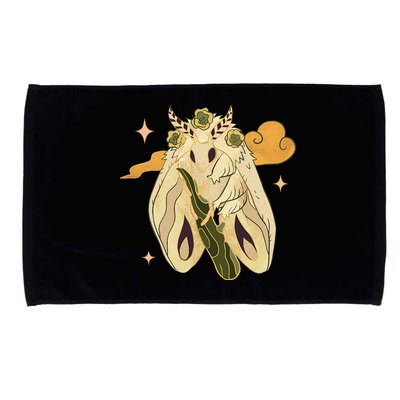 Vintage Goth Moth Insect Faecore Cottagecore Fairy Core Microfiber Hand Towel