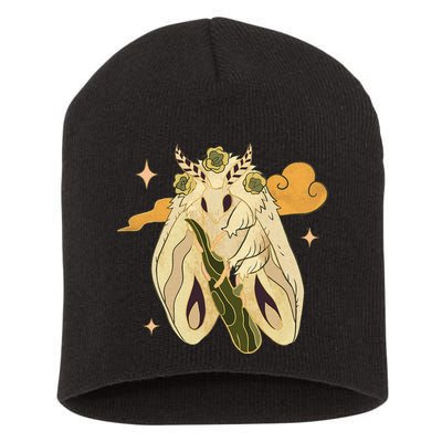 Vintage Goth Moth Insect Faecore Cottagecore Fairy Core Short Acrylic Beanie