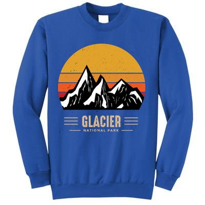 Vintage Glacier National Park Montana Outdoor Adventure Cute Gift Sweatshirt