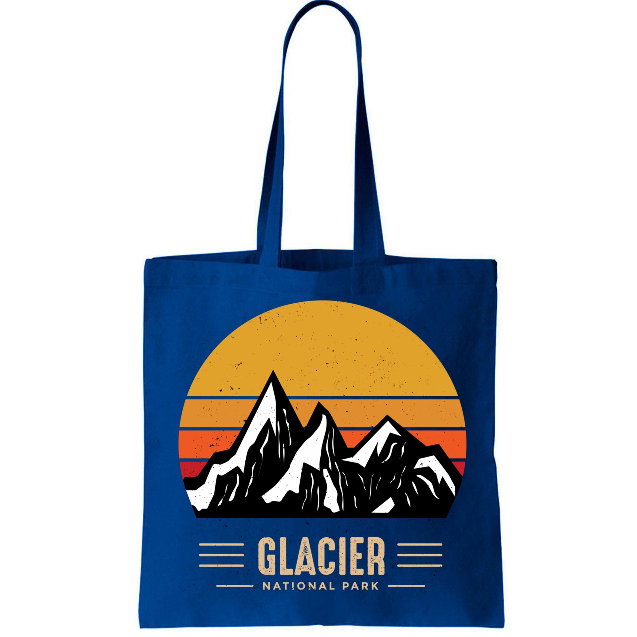 Vintage Glacier National Park Montana Outdoor Adventure Cute Gift Bag
